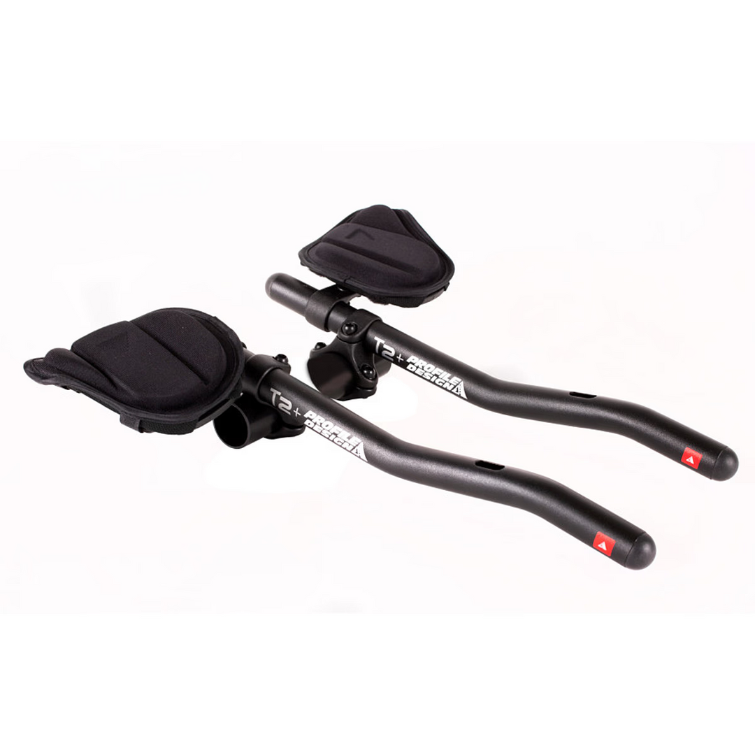 Profile Design T2+ Alloy Clip On Aerobar Extensions S-Bend 335mm 26.0/31.8mm