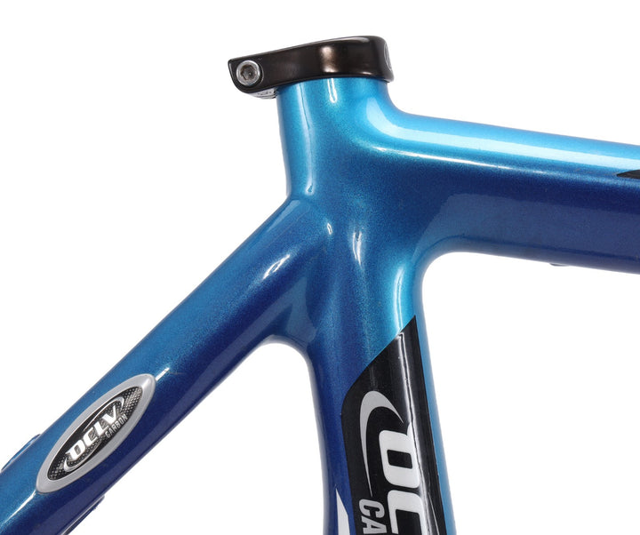 Trek Madone 5.2 OCLV 120 Carbon Road Bike Frameset XS 52cm Blue Rim QR USA 2006