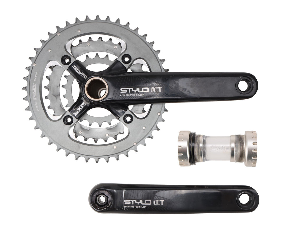 TruVativ Stylo 3.3 OCT 3 x 9 Spd Mountain Bike Crankset 175mm w/GXP BB 44/32/22T