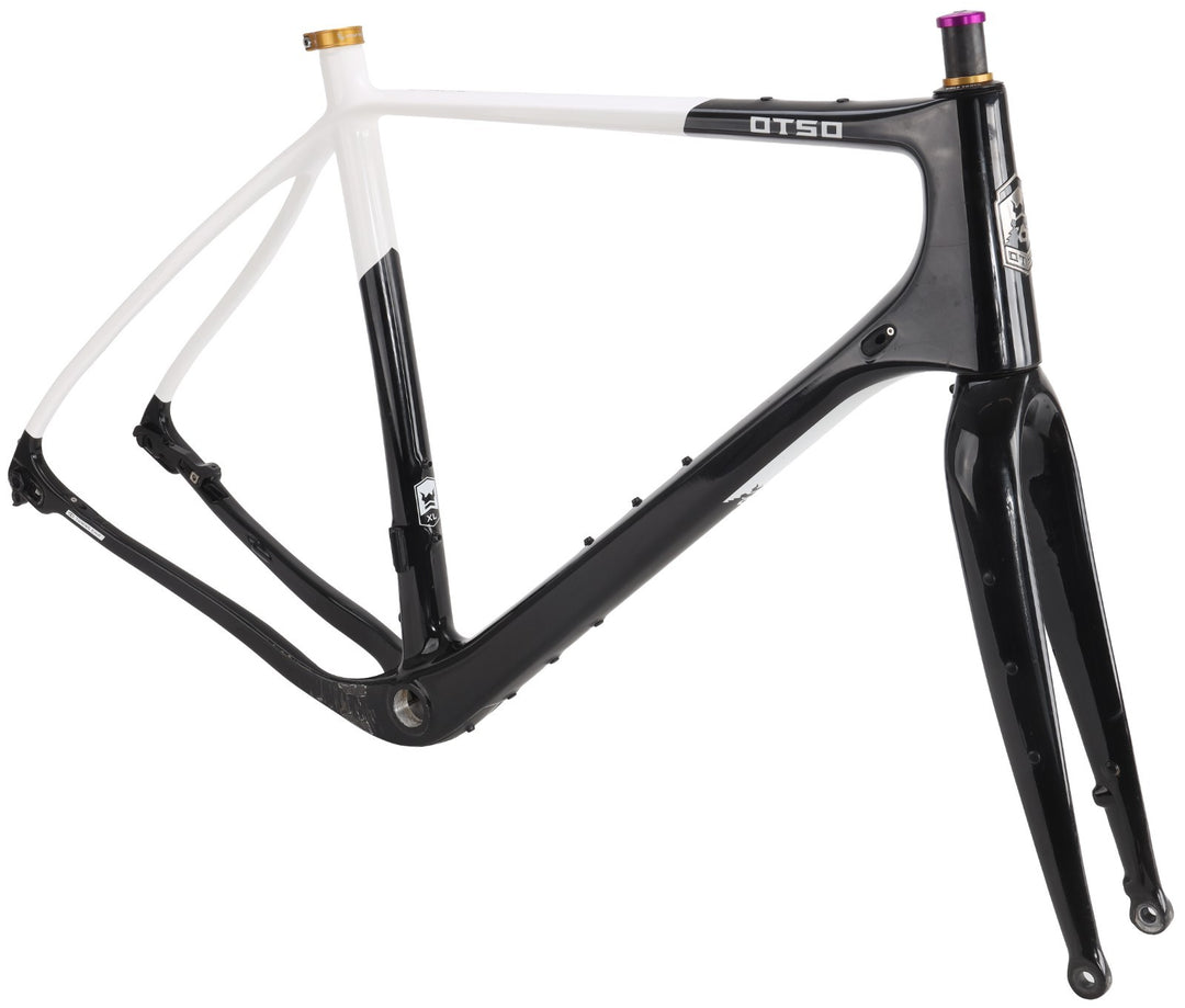 Otso Cycles Waheela C Carbon Gravel Bike Disc Frameset XL BLACK/WHITE 700c 2022