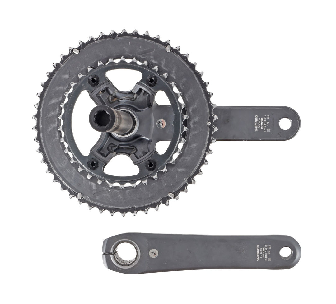 Shimano Ultegra FC-6800 2x 11s Compact Road Bike 175mm Crankset 50/34T w/ BB