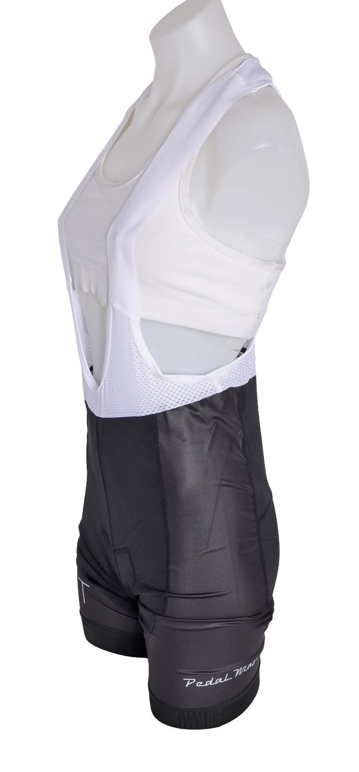 Pedal Mafia Hunt Wheels Cycling Bib Shorts Women MEDIUM Black Road Bike MTB CX