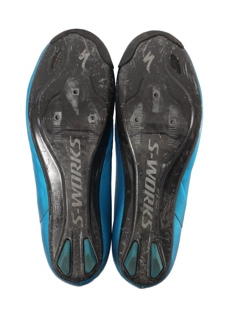 Specialized S-Works Carbon Road Bike Shoes EU 44 US Men 10.6 BLUE 3 Bolt BOA