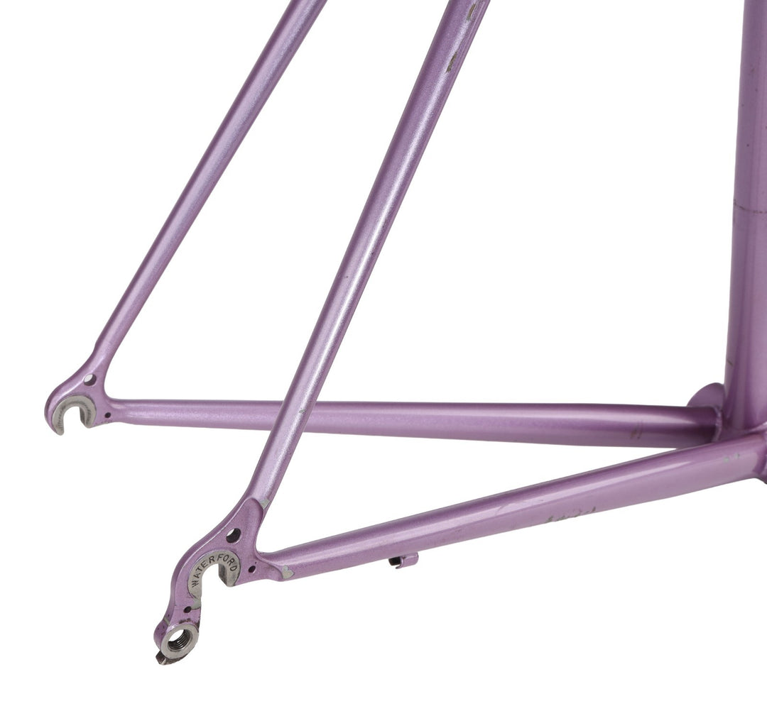 Waterford R-33 Steel Road Bike Frameset 56cm Carbon PURPLE 700c QR Rim Brake USA