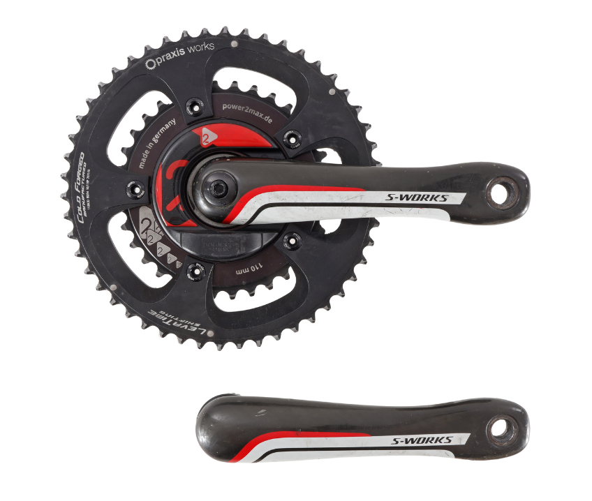 Specialized S-Works 2x 10/11s Carbon Road Bike Crankset 172.5mm 50/34T Power2Max