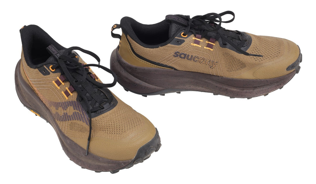 Saucony Xodus Ultra 4 Trail Running Shoes US Men 9 EU 42.5 Kodiak/Wine Vibram