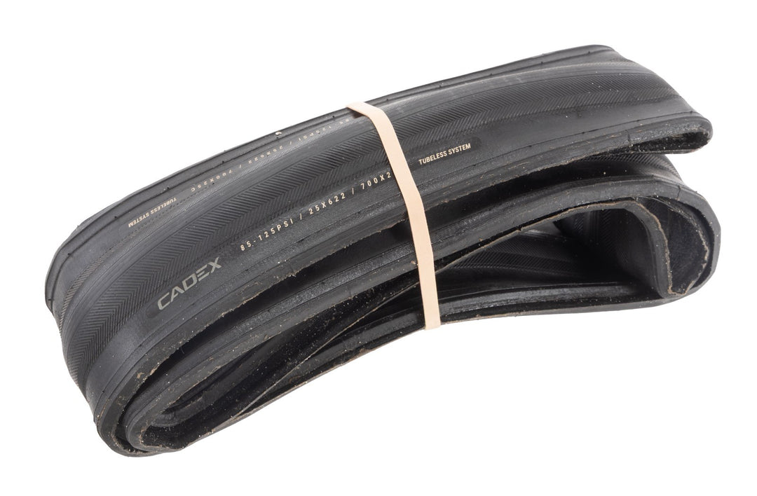 CADEX Classics Tubeless Ready Road Bike Tire 700 x 25c BLACK Triathlon Race TT