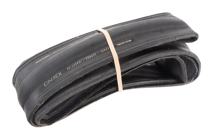 CADEX Classics Tubeless Ready Road Bike Tire 700 x 25c BLACK Triathlon Race TT
