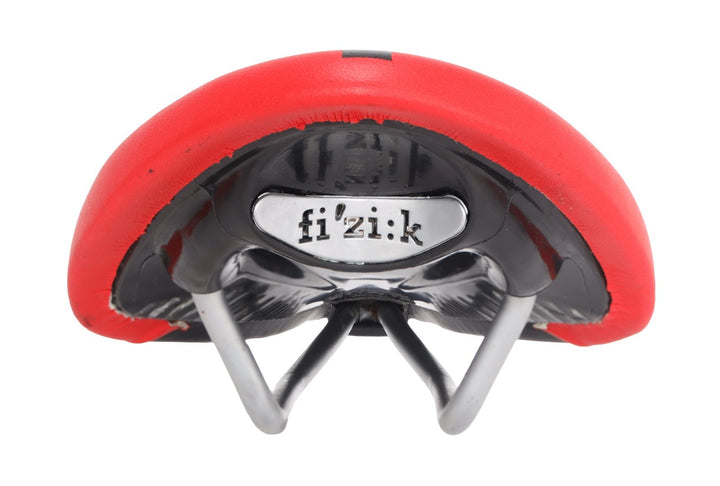 Fizik Arione Tri2 Road Bike Saddle 131mm 7x 7mm Manganese Rails BLACK RED Gravel