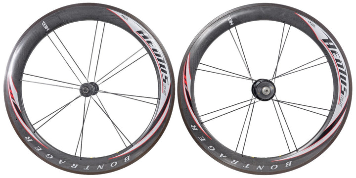 Bontrager Aeolus 6.5 Carbon Clincher Road Wheelset Shimano 10 Spd Rim QR 700c TT