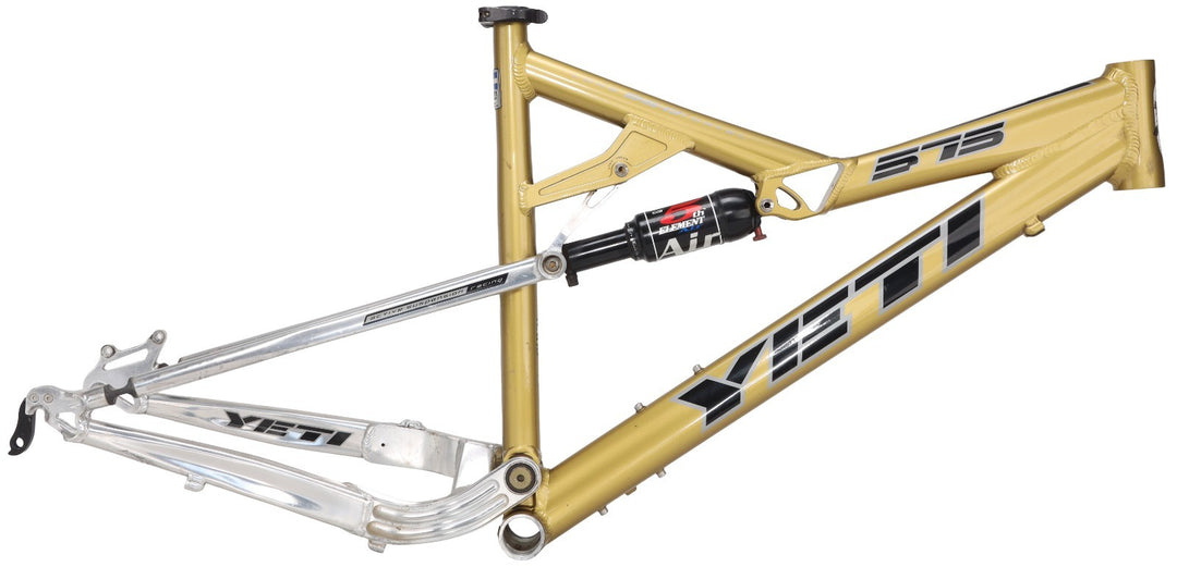 Yeti 575 AS-R Long Travel 26" Alloy Mountain Bike Frameset MEDIUM Gold 5th 2005