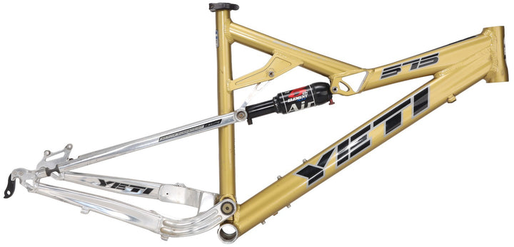 Yeti 575 AS-R Long Travel 26" Alloy Mountain Bike Frameset MEDIUM Gold 5th 2005
