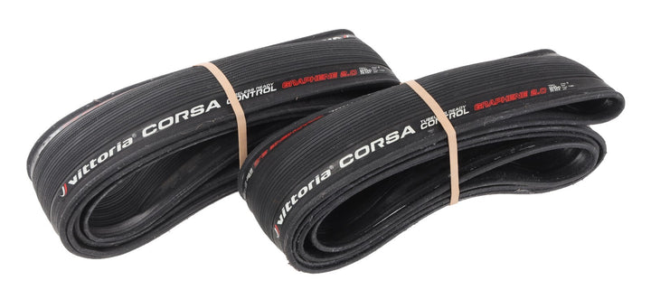 Vittoria Corsa Control Tubeless Road Bike Tire 700 x 25c 1 PAIR G2.0 BLACK Race