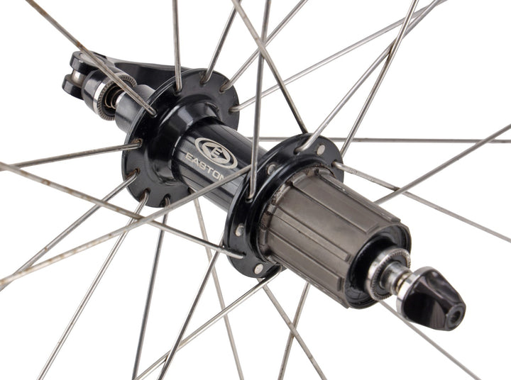 Easton Vista Alloy Clincher Road Bike Wheelset Shimano 10 Spd 700c Rim Brake QR