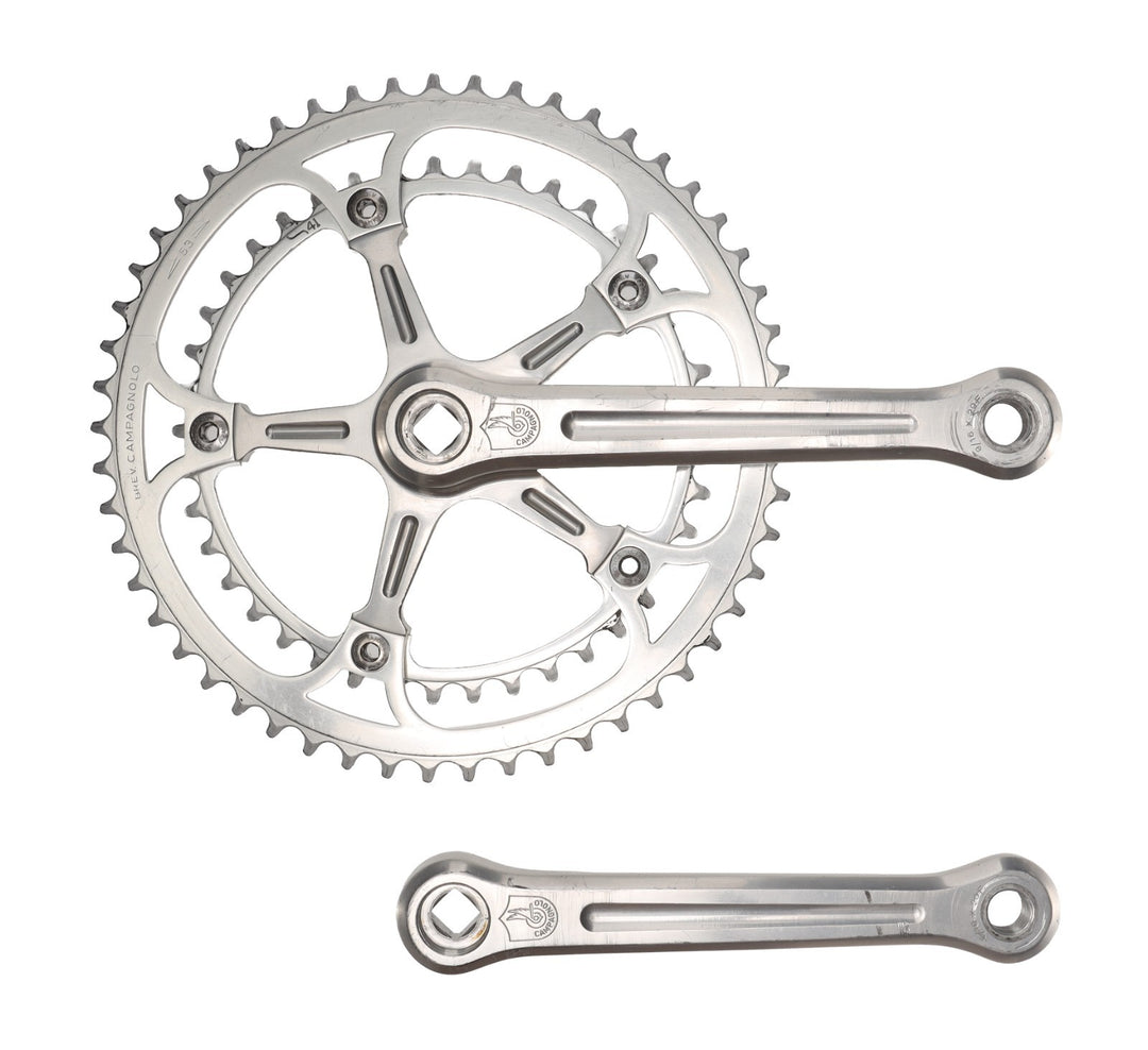 Campagnolo Super Record Strada Road Bike 2x 8 Spd Crankset 170mm 53/41T Vintage