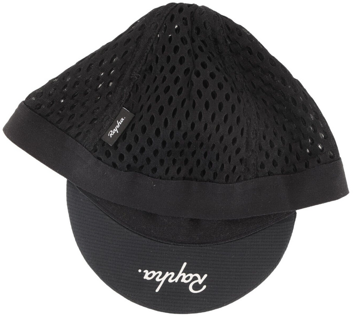 Rapha Indoor Training Cycling Cap ONE SIZE Black Mesh Hat Road Race Bike Cross