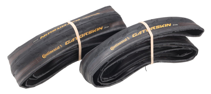 Continental Gatorskin Clincher Road Bike Tires 700 x 25c 1 PAIR Training Race