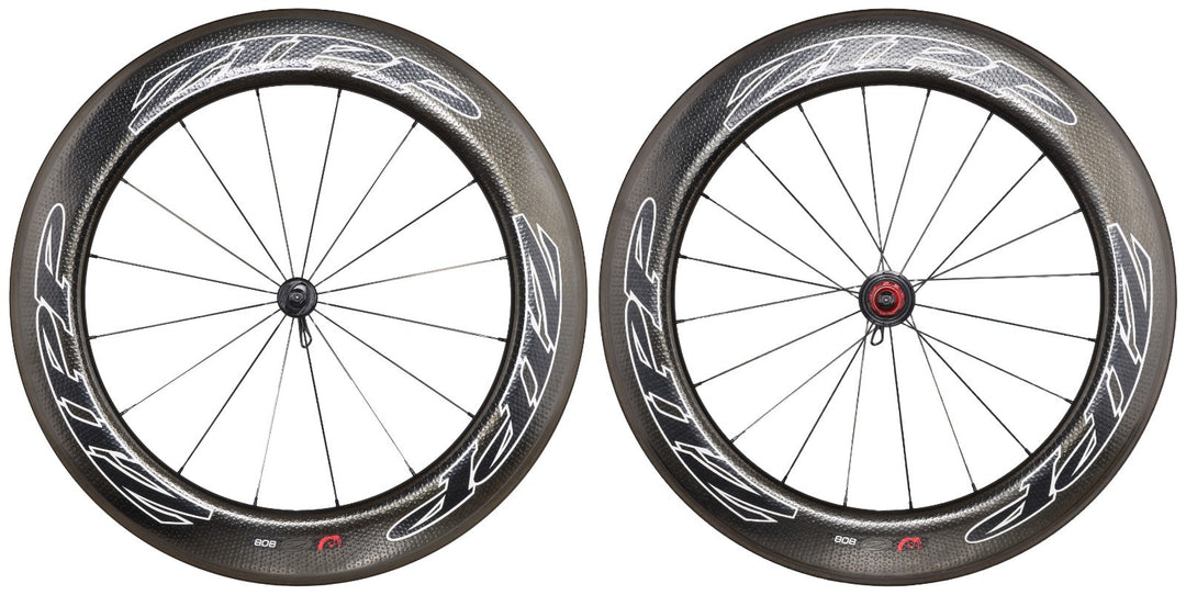 Zipp 808 Firecrest Carbon Road Bike Clincher Wheelset 700c QR Rim Brake Aero