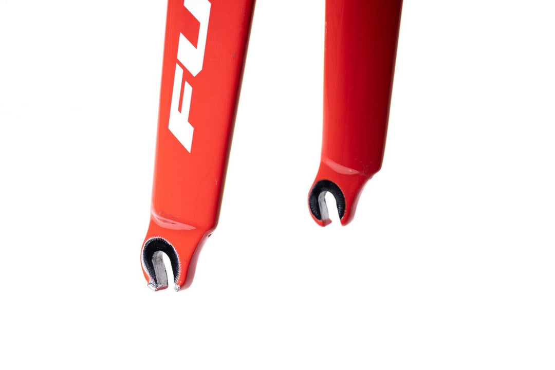 Fuji FC-770 Carbon Alloy Blade Rim Brake Road Track Bike Fork 700c 1 1/8" QR Red