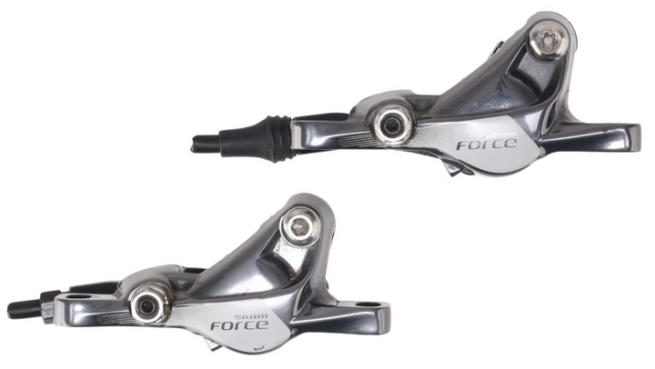 SRAM Force HydroR Road Bike Hydraulic Disc Brake Caliper Set Post Mount w/ Pads