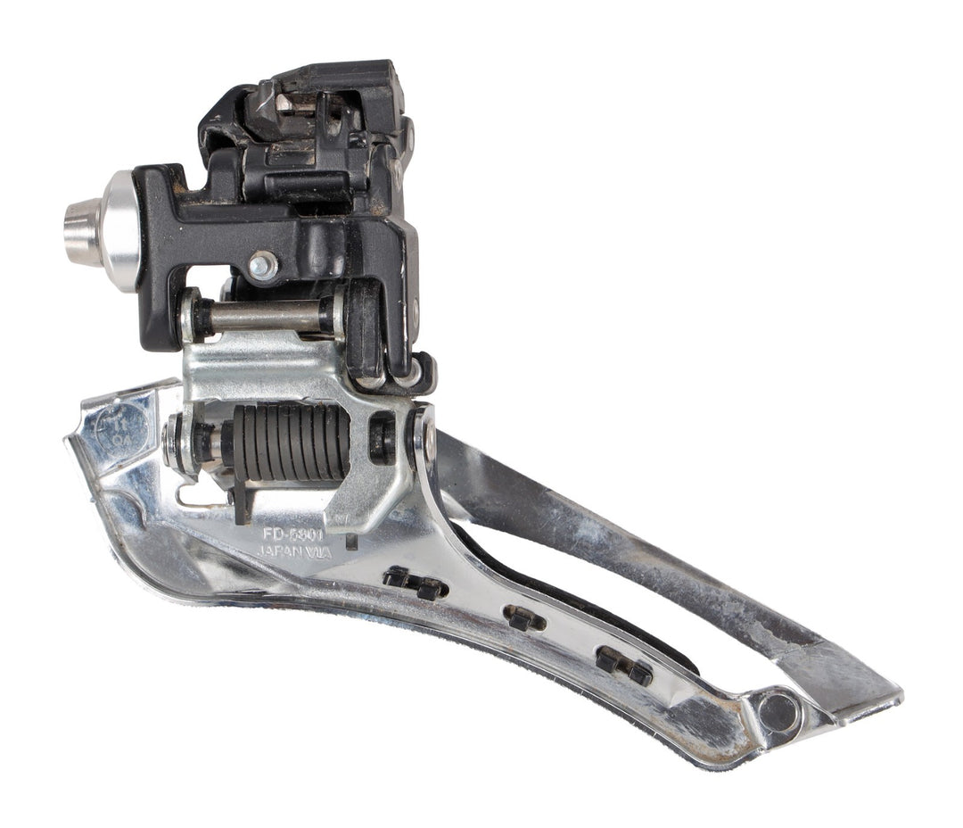Shimano 105 FD-5801 2 x 11 Speed Road Bike Front Derailleur Braze-On Dual Pull