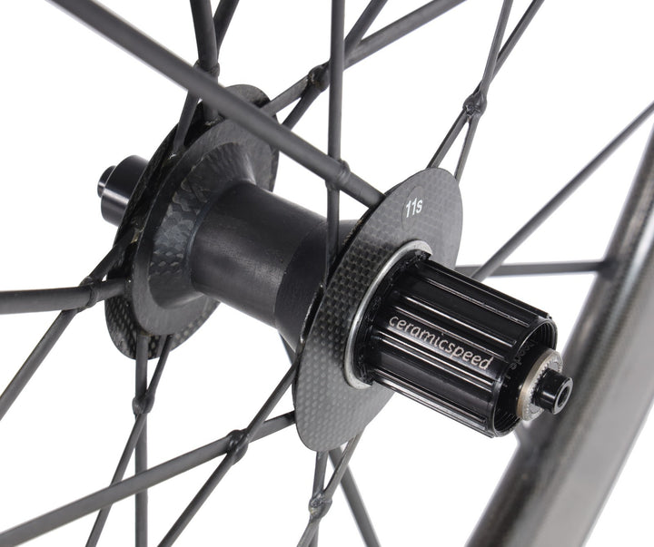 Lightweight Fernweg Carbon Tubular Road Bike Wheelset 11 Spd Shimano 700c Rim QR