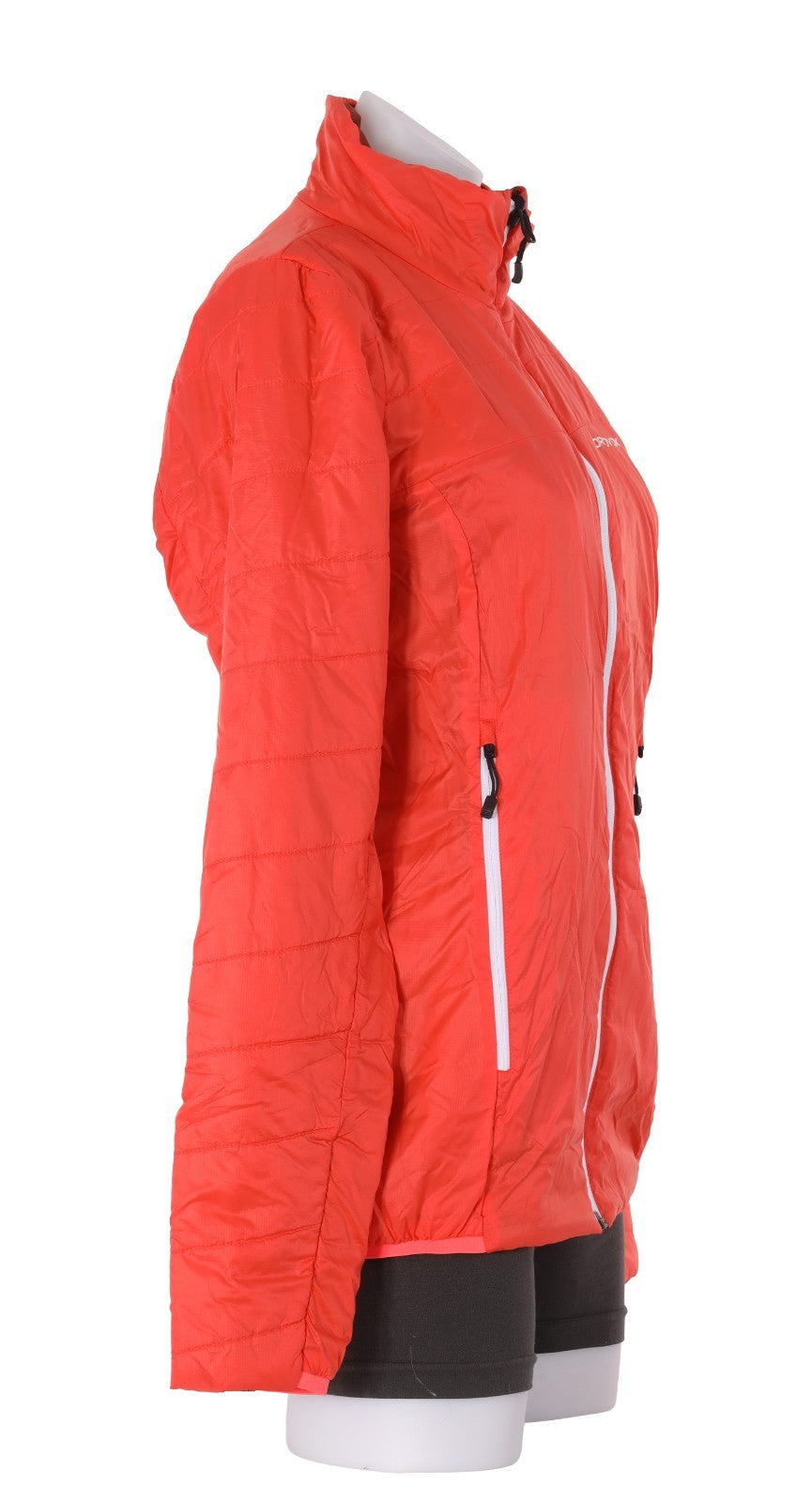 Ortovox SwissWool Piz Bial Jacket Women MEDIUM Coral Reversible Ski Winter Snow