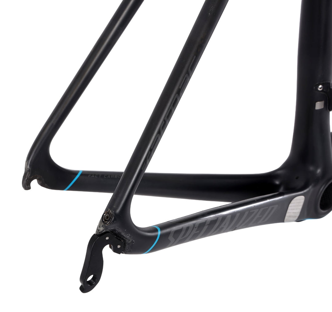 Specialized Tarmac Pro Race Carbon Road Bike Frameset 58cm CYAN 700c QR Rim 2015