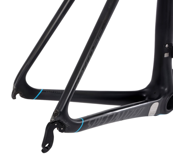 Specialized Tarmac Pro Race Carbon Road Bike Frameset 58cm CYAN 700c QR Rim 2015