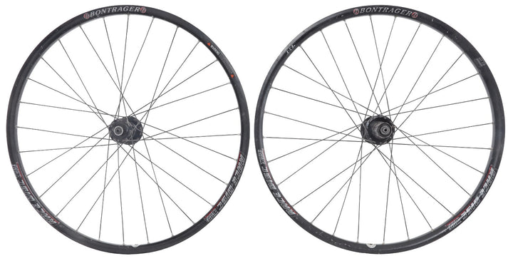 Bontrager Race Disc 26" Alloy 9/10s Tubeless Mountain Bike Wheelset Shimano QR