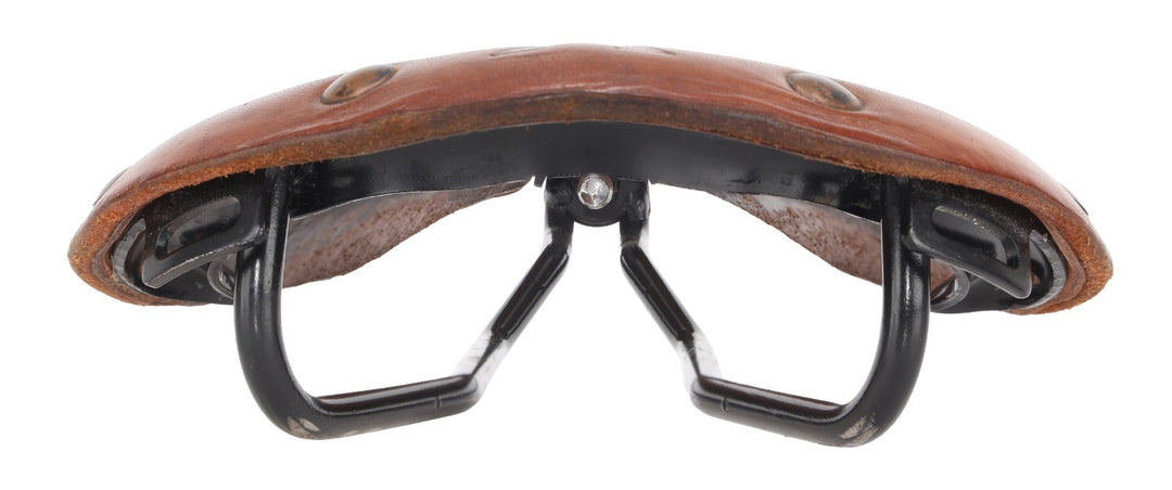 Selle An-Atomica Titanico X Touring Bike Saddle 7 x 7 CrMo Rail Leather Commute