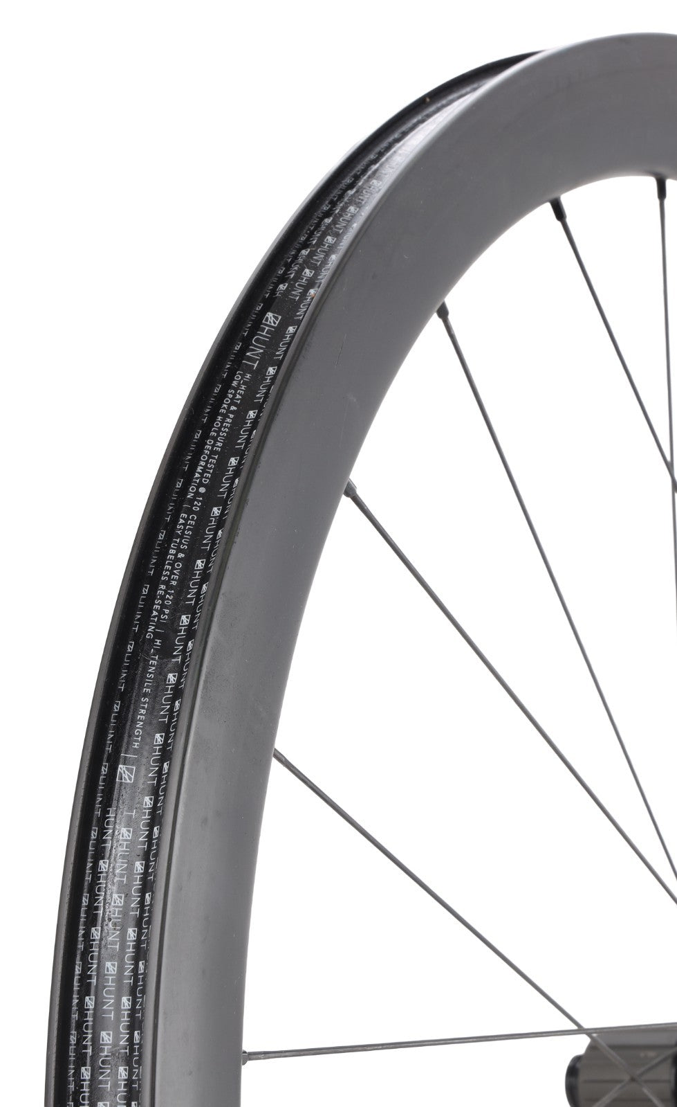 HUNT 40 Carbon Disc Tubeless Road/Gravel Bike REAR Wheel CL Shimano 11 Spd 700c