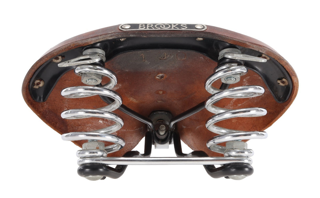 Brooks England B67 Brown Leather Touring Bike Saddle 205mm 7 x 7mm