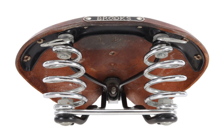 Brooks England B67 Brown Leather Touring Bike Saddle 205mm 7 x 7mm