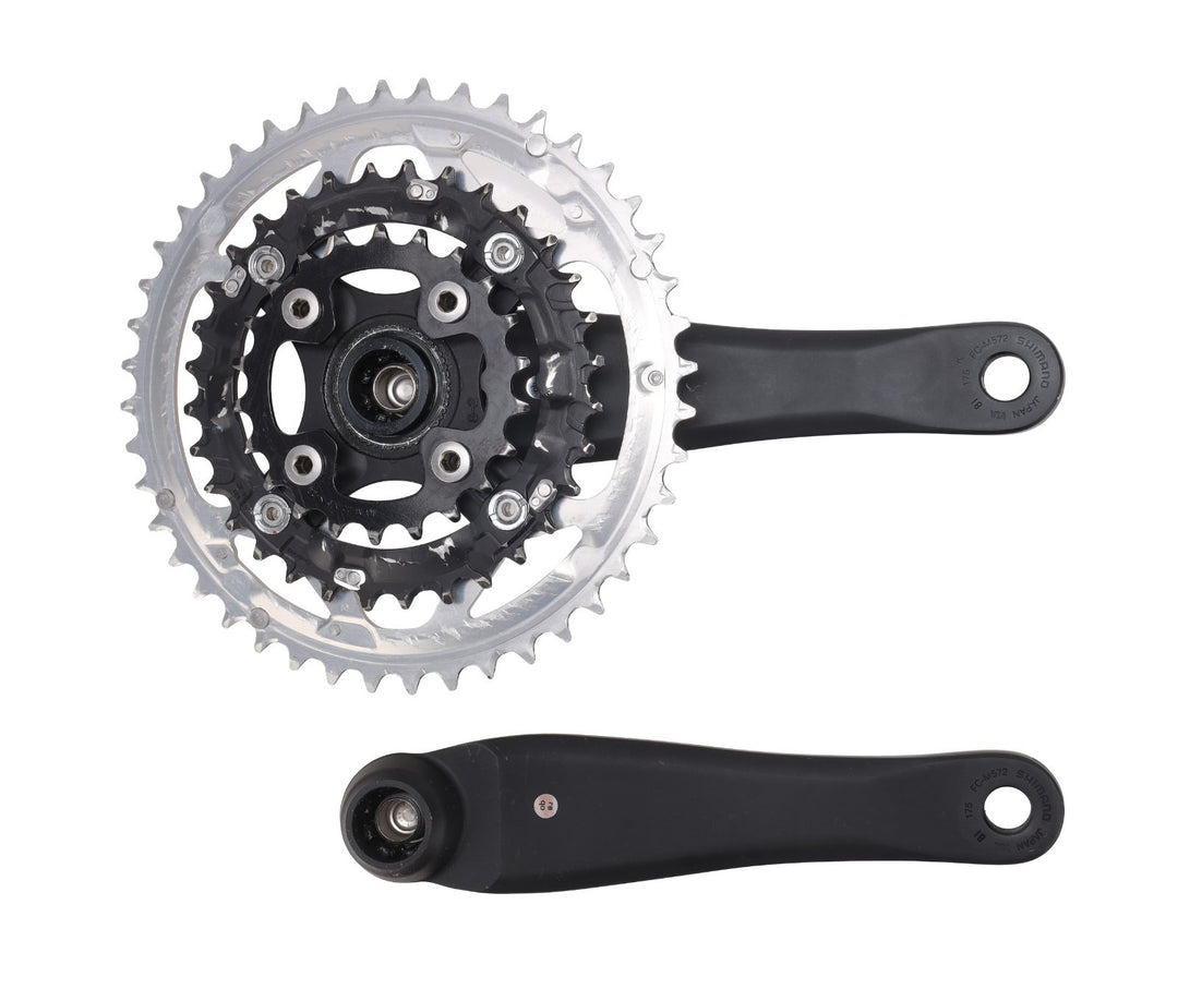 Shimano Deore LX FC-M572 3 x 9s Mountain Bike Crankset 175mm 44/32/22T Octalink