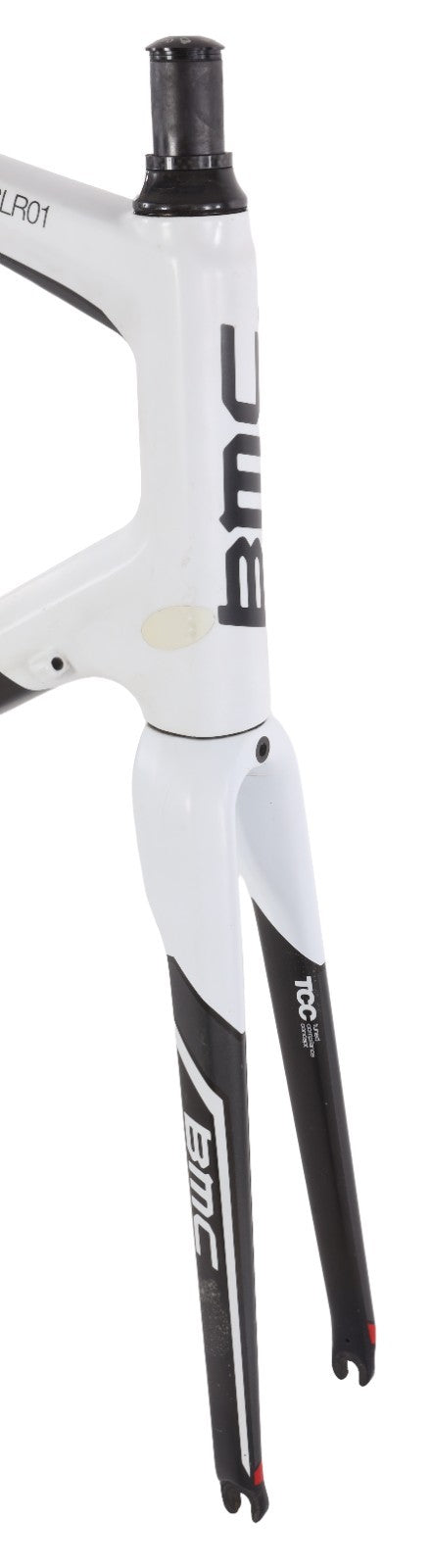 BMC Teammachine SLR01 TCC Carbon Road Bike Frameset 60cm Black/White Rim QR 2013