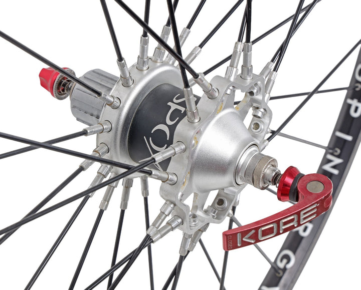 Spinergy Spox 26" Alloy 9/10s Carbon Spoke Mtn Bike Wheelset Shimano QR Vintage