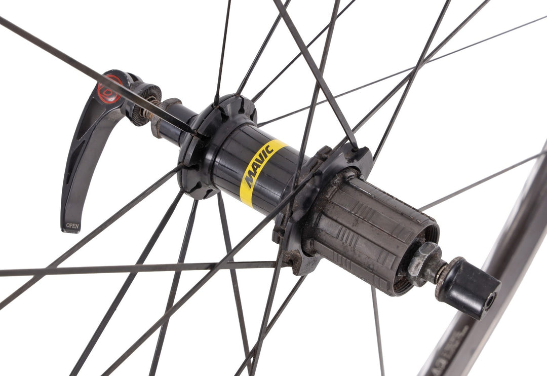 Mavic Aksium Alloy Clincher Road Bike Wheelset 700c Shimano 11 Spd Rim QR Gravel