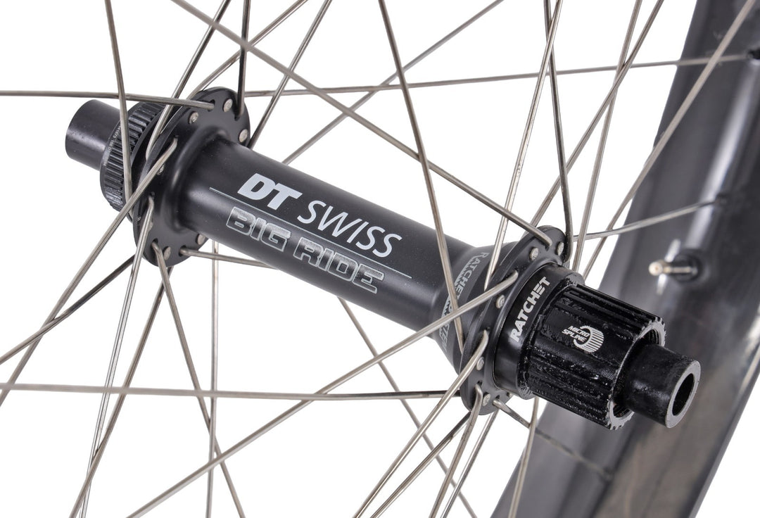 Nextie Xiphias DT 350 Disc Carbon Tubeless 27.5" Fat Bike Wheelset Shimano 12 Sp