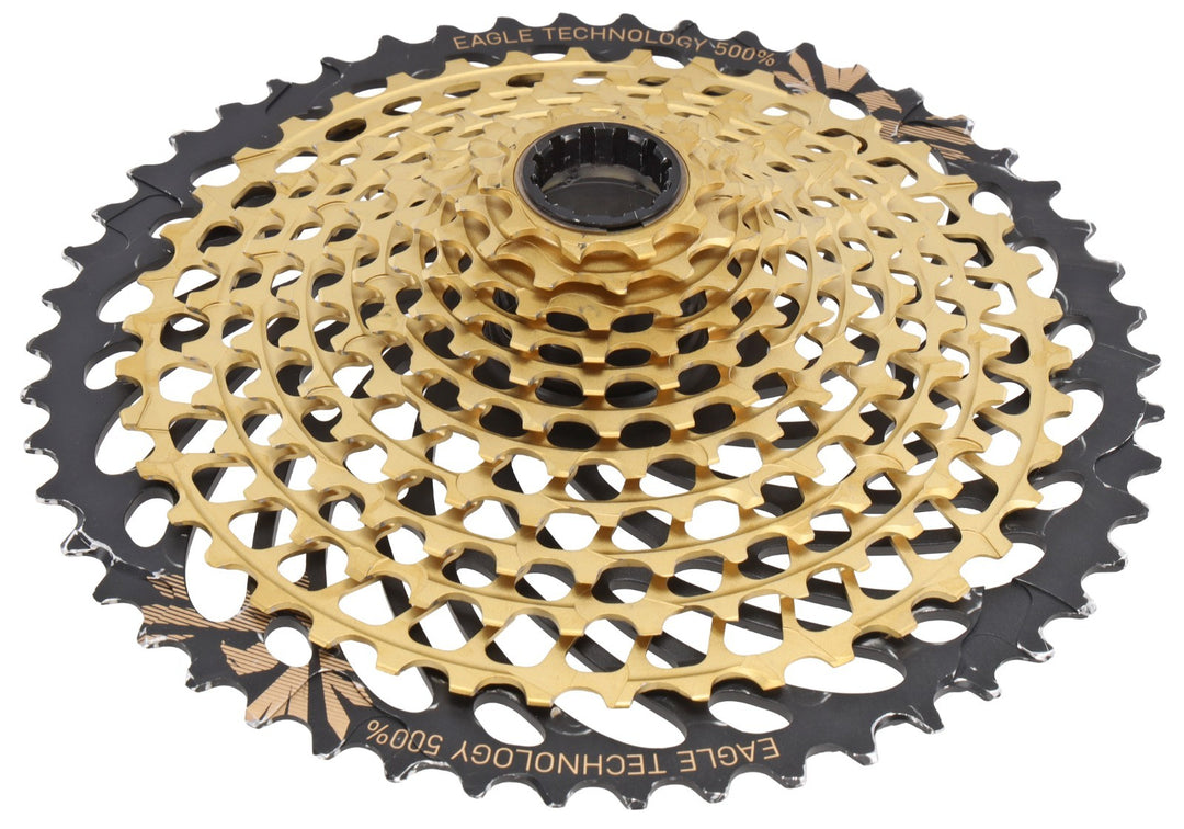 SRAM XX1 Eagle XG-1299 AXS 12 Spd Mountain Bike Cassette 10-50T GOLD XD 500% MTB
