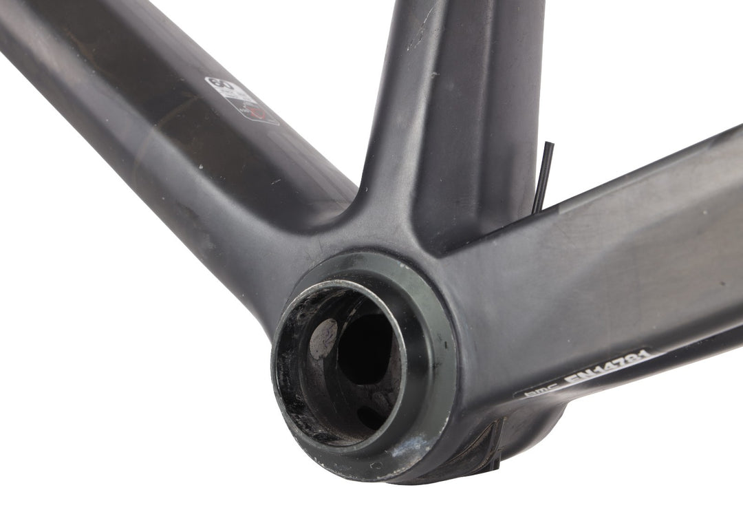 BMC Teammachine SLR01 TCC Carbon Road Bike Frameset 60cm Black/White Rim QR 2013