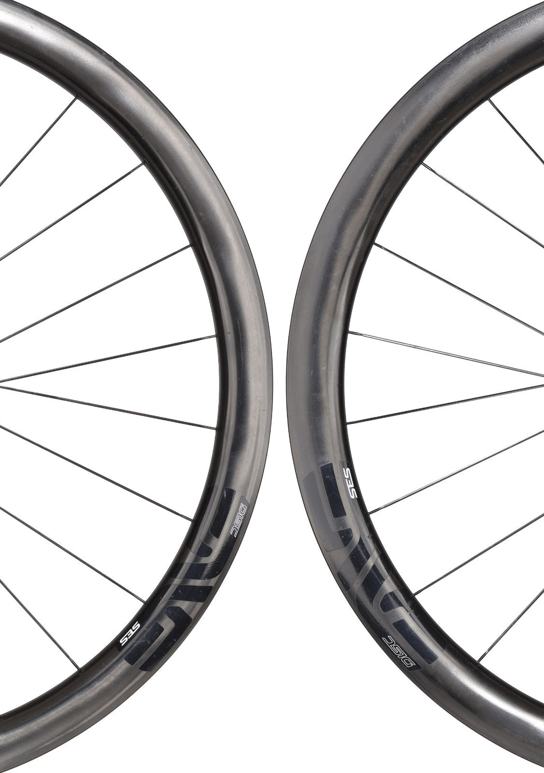 ENVE SES 3.4 Carbon Tubeless Disc Road Bike Wheelset 11 Spd Shimano 700c DT 240s