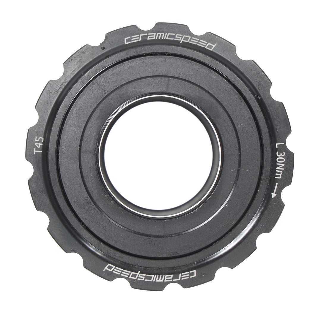 CeramicSpeed T45 Bottom Bracket For Shimano Road Bike 24mm Black Standard Race