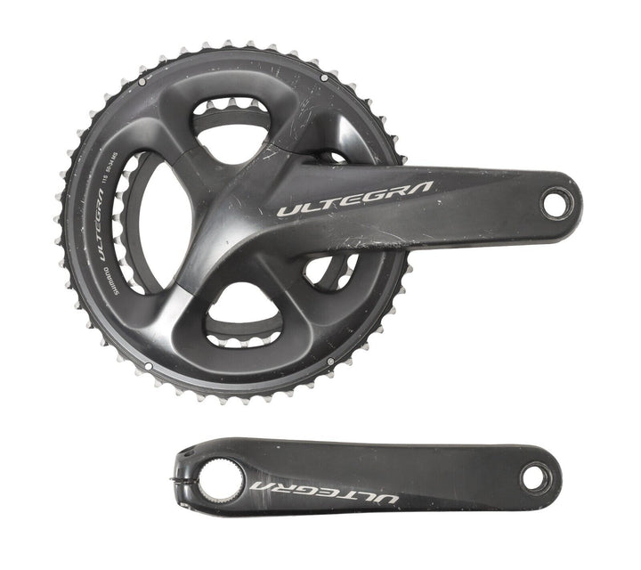 Shimano Ultegra FC-R8000 2 x 11s Crankset 175mm 50/34T Compact Road Bike Gravel