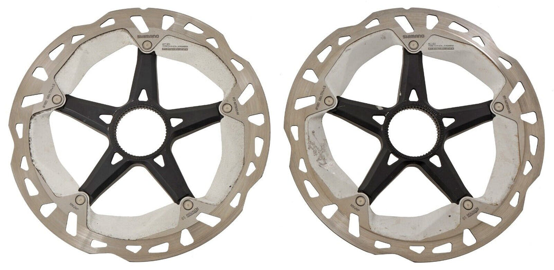 Shimano Deore XT RT-MT800-M 180mm Mountain Bike Disc Brake Rotors PAIR CL MTB XC