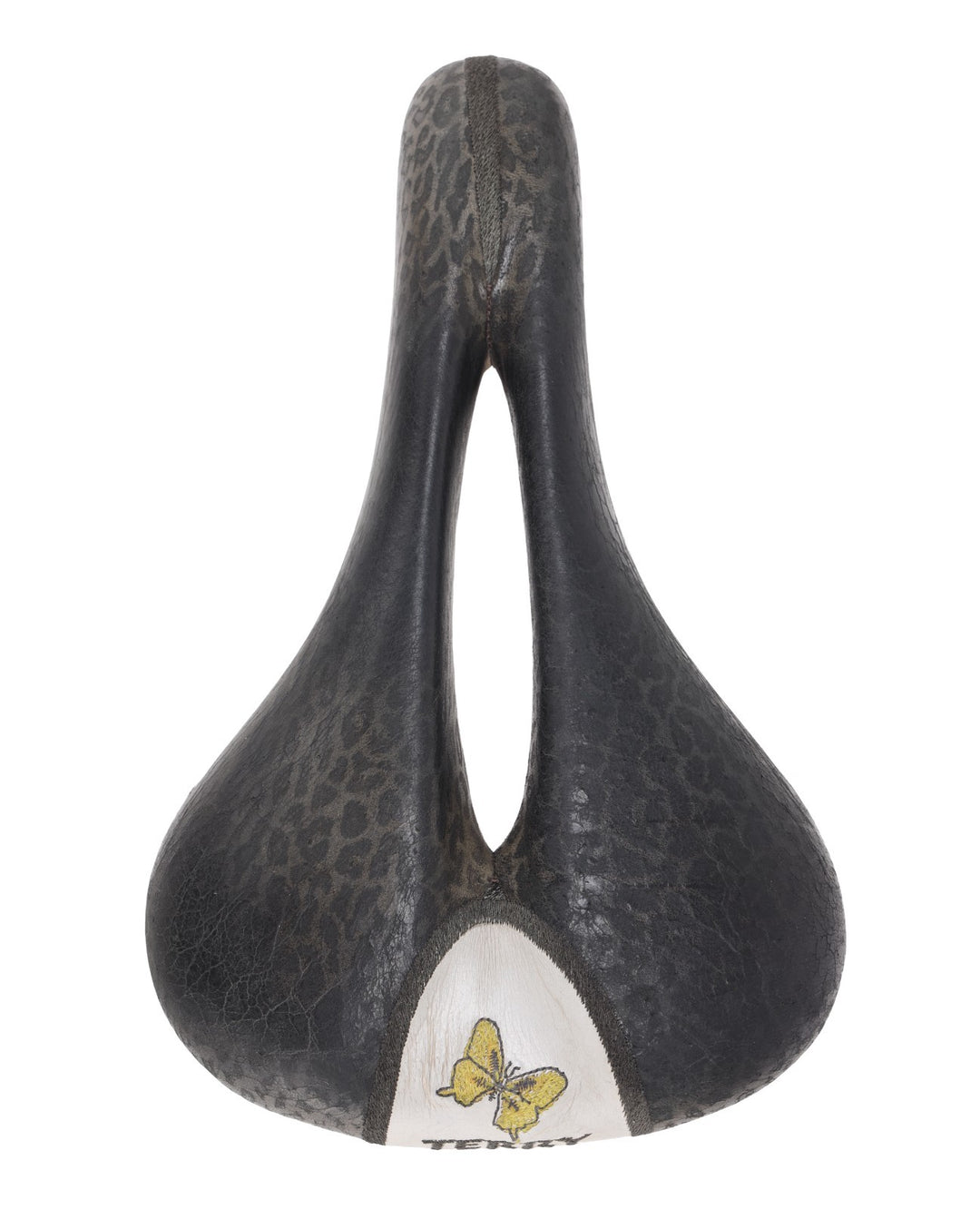 Terry Butterfly Ti Women Road Mountain Bike Saddle 152mm 7 x 7mm Black Leopard