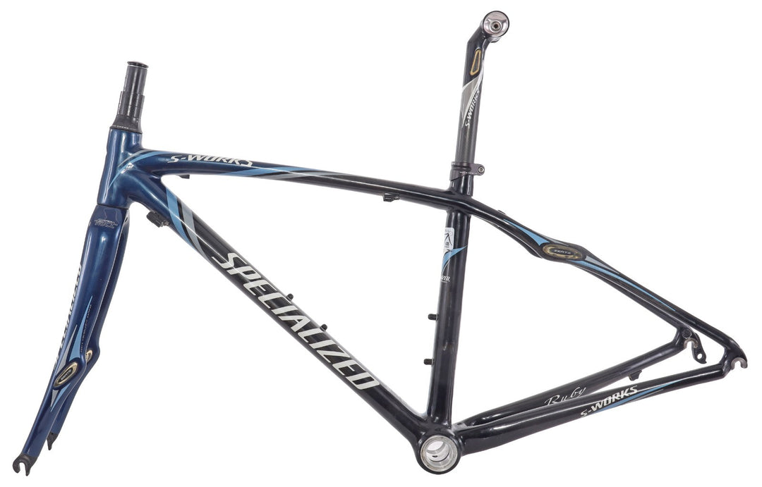 Specialized S-Works Ruby SL Women Carbon Road Bike Frameset 44cm BLUE 700c 2009