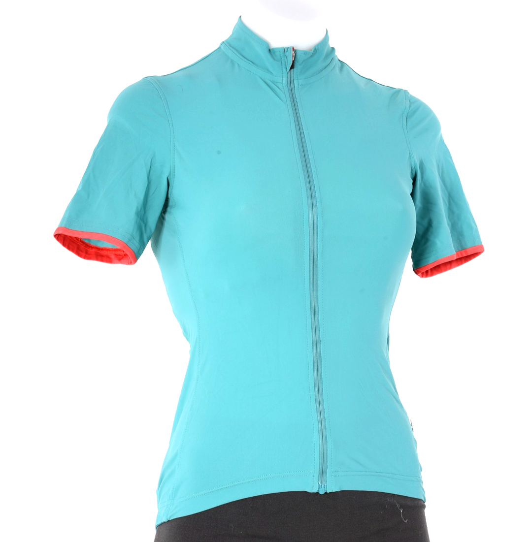 Rapha Souplesse Short Sleeve Jersey Women S Blue Road Bike Pockets Breathable