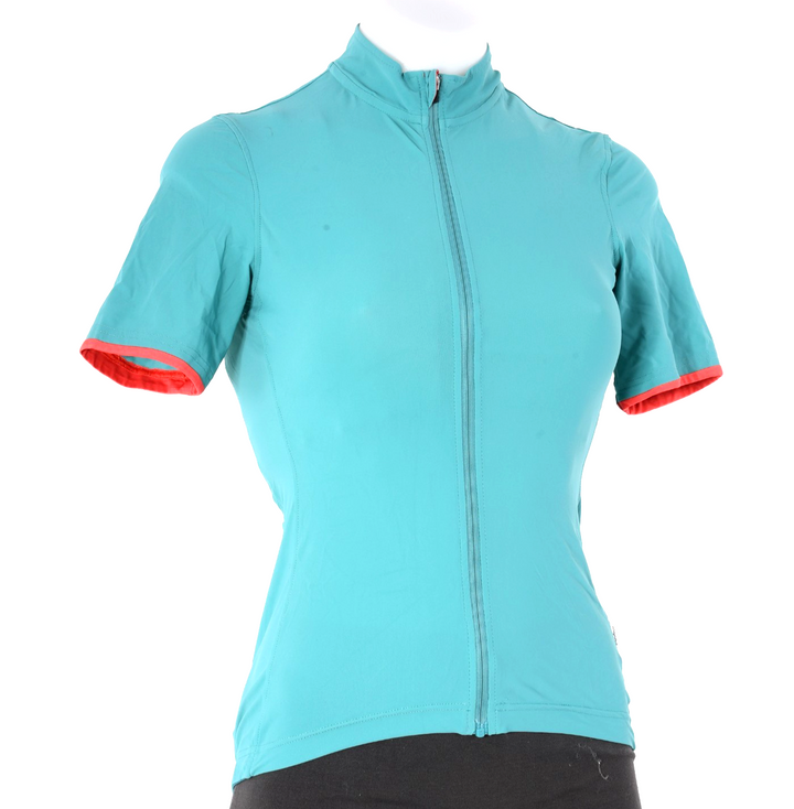 Rapha Souplesse Short Sleeve Jersey Women S Blue Road Bike Pockets Breathable