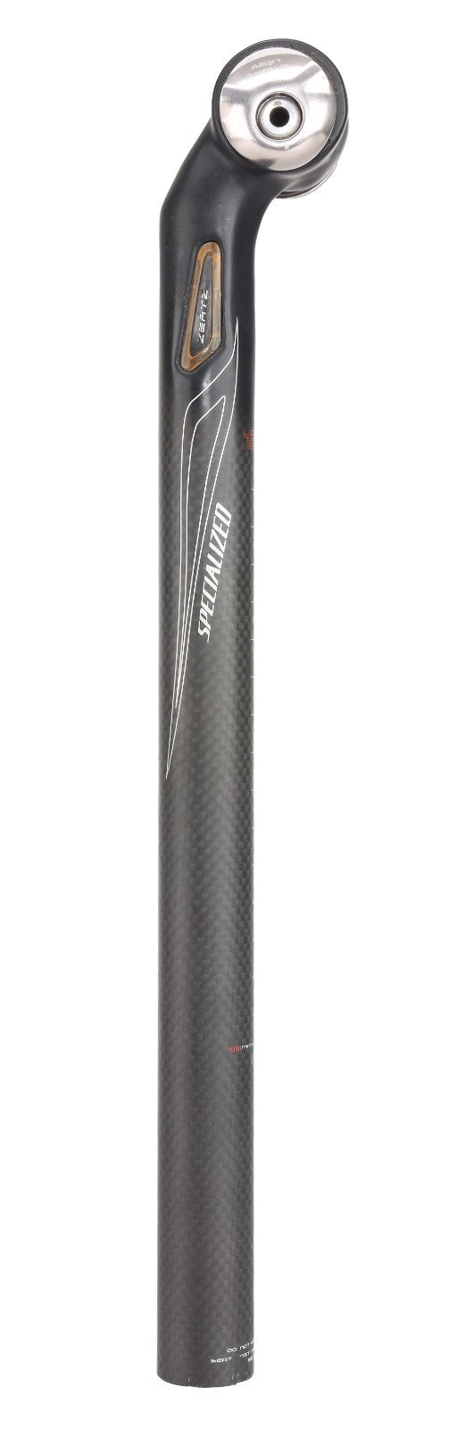 Specialized Zertz Carbon Rd Bike Seatpost 27.2 x 350mm 20mm Setback 7 x 7mm Rail